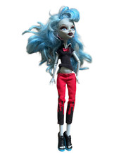 Monster High Ghoulia Yelps Zombie 2008 Mattel Puppe Figur Ohne Ständer rar