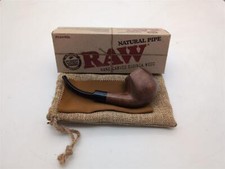 RAW Handgeschnitzte Pfeife aus exotischem Bubinga-Holz