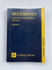 Noten . Beethoven. Christus am Ölberge. Opus 85.  Partitur.
