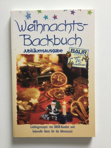 Weihnachts backbuch baur - weihnachts-backbuch,