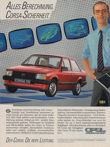 Opel corsa reklame - a,