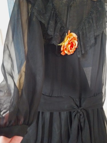 Vintage langes kleid - vintage,