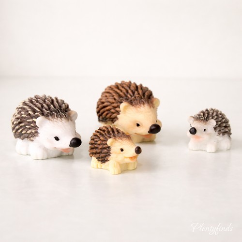 Igel familie figur miniatur - igel,