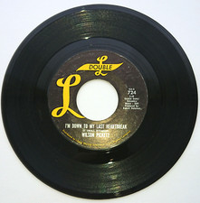 Wilson Pickett I'm Down To My Last Heartbreak  7" 45 RPM Vinyl Single 1963