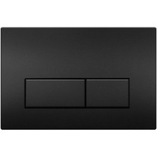 WC Drückerplatte Schwarz