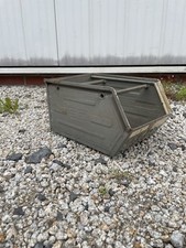 1x Lager Sichtbox Blech Box Metall Blechbox ca 38x25x20 Werkstatt Loft Vintage