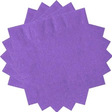 Lila Servietten 33x33cm Papierservietten Einweg Party-Tischdekoration für Hoc...