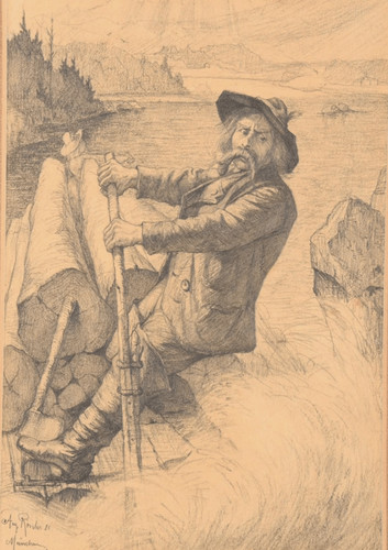 Isarflösser 1885 zeichnung - isarflösser,,