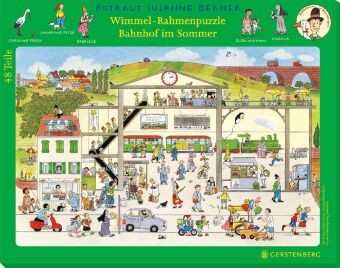 Wimmel rahmenpuzzle sommer - wimmel-rahmenpuzzle,