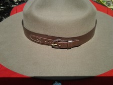 Mountie Style Brown Leather