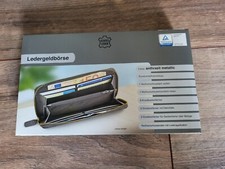 Große XL  Leder Damen Geldbörse Buisness mit großem Stauraum