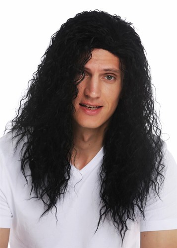 Perücke herren männer lang - perücke,