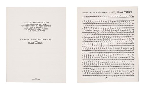 Hanne darboven seltenes heft - hanne, darboven,