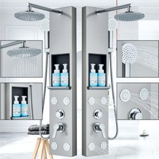 Edelstahl Duschpaneel Duschset