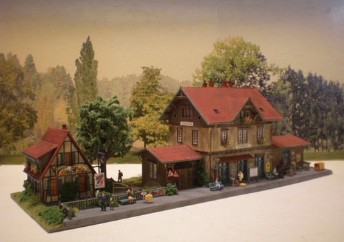 Diorama 87 klein stadt - diorama,