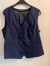 Fadenmeister Berlin  Weste Anzug Schurwolle  dunkelblau/marine  Größe 42 neu 