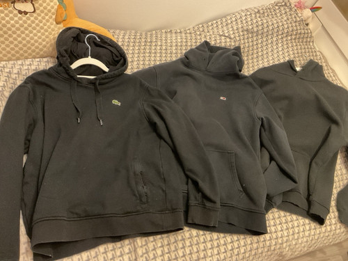 Lacoste herren hoodie schwarz - herren,