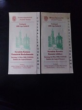 2 Fußballprogramme Vorwärts