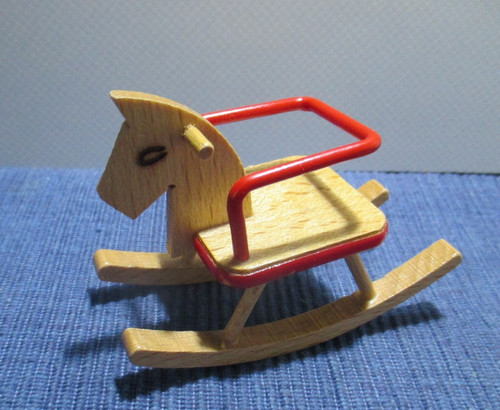 Caco schaukelpferd holz alt - caco,