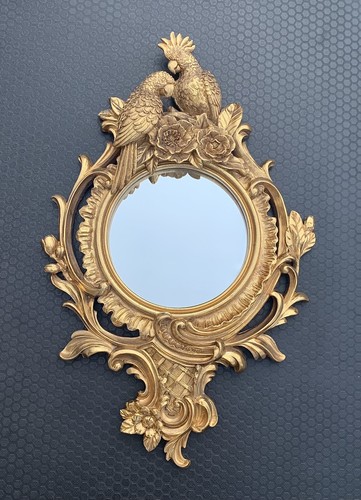 Wandspiegel papagei barock - papagei,