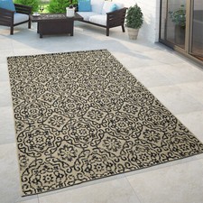 Ethno Teppich Outdoor Beige