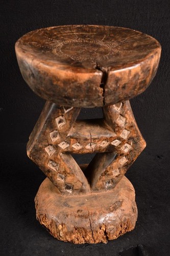 Afrikanische alte bamun hocker - afrikanische,