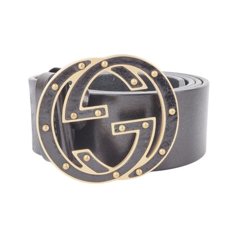 Gucci interlocking gürtel - gg,