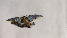 Jugendstil emaille brosche - jugendstil, emaille-brosche