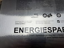 Wasserbett Heizung - Heizelement Wasserbettmatratze - Carbon Heater 