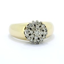 Ring 585 gold - gold,