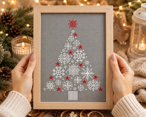 Stickvorlage tannenbaum - stickvorlage,