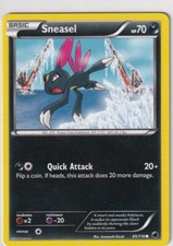 Pokemon Karte Plasma Frost Nr. 65/116 Sneasel englisch