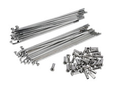 Set: Speichen mit Nippel, in