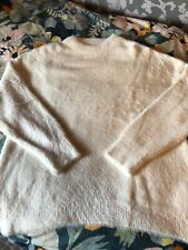 Bodyflirt Flausch Pulli Pullover 44/46 Wollweiss Neu