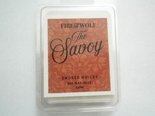 4 Fire & Wolf Sojawachs Schmelze Tarte Clamshell Packungen VOODOO SAVOY BERKELEY DORCHESTER