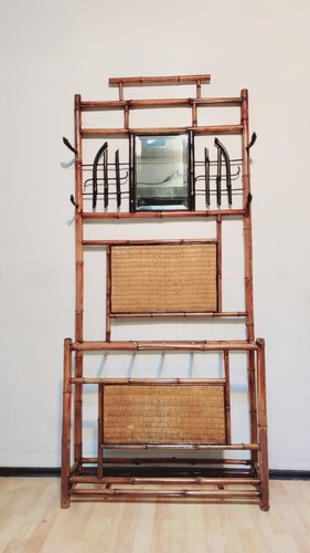 Antik garderobe flur spiegel - garderobe,