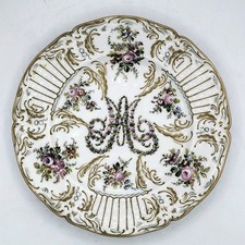 Andre Marie Leboeuf handbemalt Marie Antoinette 22 cm. Teller