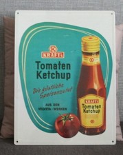 Blechschild Kraft Tomatenketchup Top Zustand