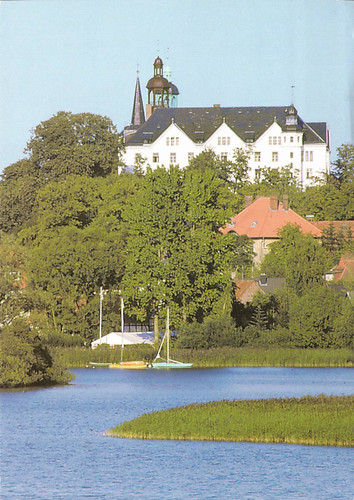 Plöner see panorama - ak, panorama,