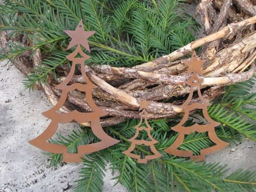 Edelrost christbaumschmuck - edelrost,
