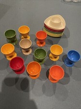 Eierbecher 50 60 Jahre Neuwertig Vintage Sammeln Selten Set