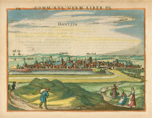 Danzig gdansk gesamtansicht - danzig,