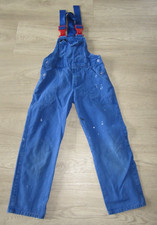 ROFA   Blaumann   Latzhose   Arbeitshose   Gr. 128   Blau  Kinder