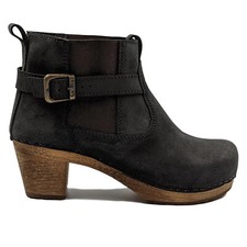 Sanita 'Peggy-Sue' Jodhpur Clog Boots in Black (Art:454222) - Hölzern