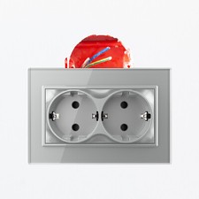 LIVOLO Wandsteckdose Kombi