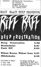 Riff Raff - Deep Frustration