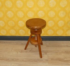 vintage Schraubhocker Drehhocker Atelierhocker Klavierhocker höhenverstellbar