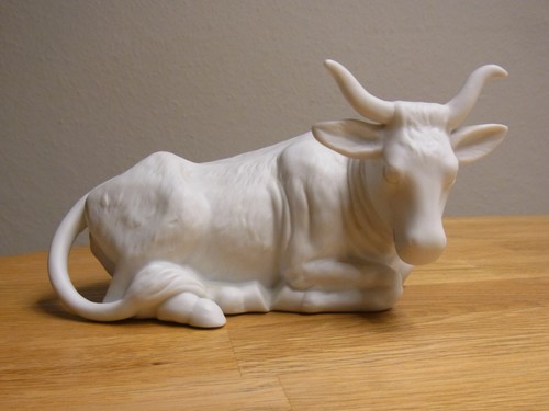Alte porzellan figur - porzellan, kuh