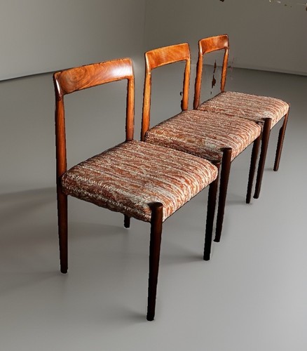 Mid century 60er teak - 3x,