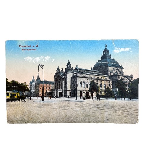 Postkarte frankfurt main - frankfurt, am